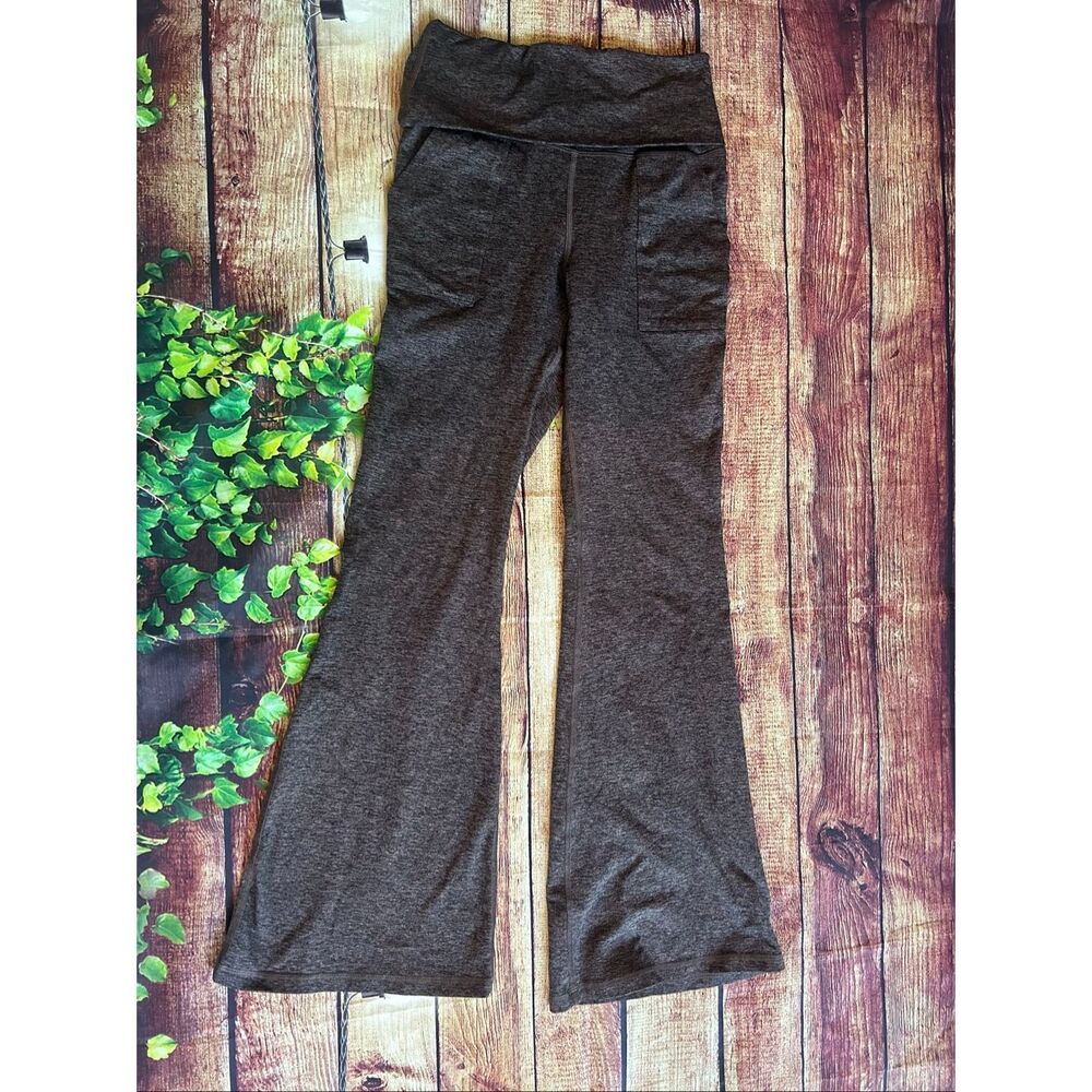 Offline The Hugger Foldover Hi-rise Heathered Brown Size M